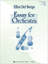Essay for Orchestra Orchestra sheet music cover